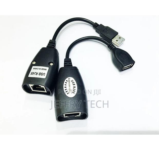 USB Adapter Extender USB to RJ45 Over Cat5e to 150ft Networ