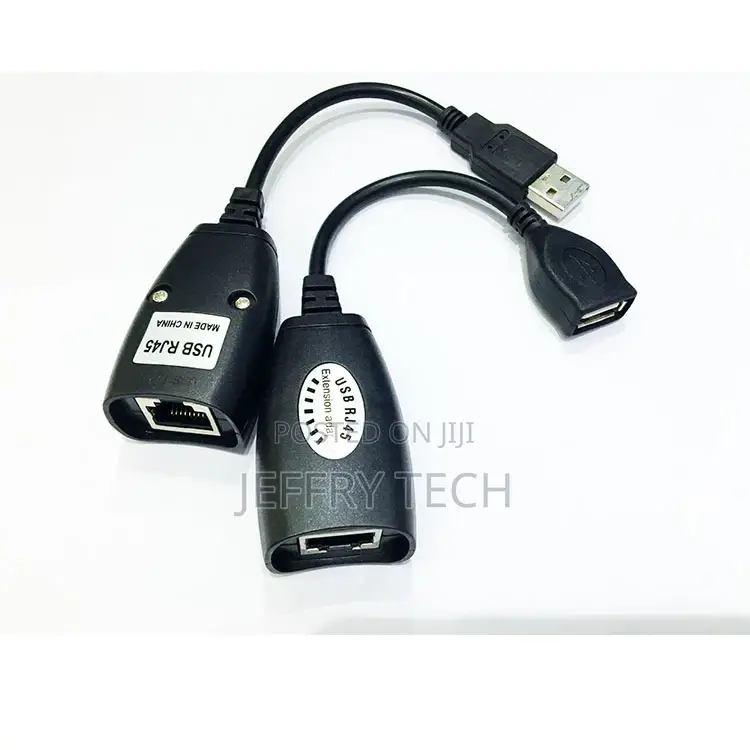 USB Adapter Extender USB to RJ45 Over Cat5e to 150ft Networ
