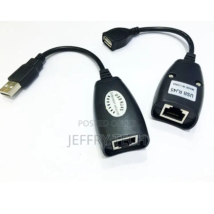 USB Adapter Extender USB to RJ45 Over Cat5e to 150ft Networ