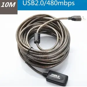 10m Usb Amplifier Extension Cable High Speed 480 Mbps