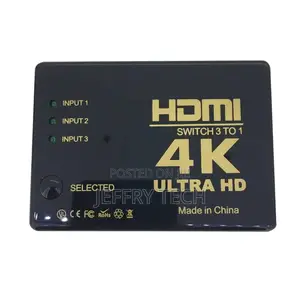 4k HDMI Switch 3x1 4K*2K 3 Input 1 Output Switcher With IR R