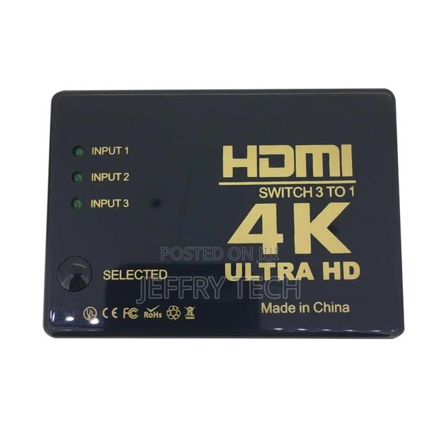 4k HDMI Switch 3x1 4K*2K 3 Input 1 Output Switcher With IR R