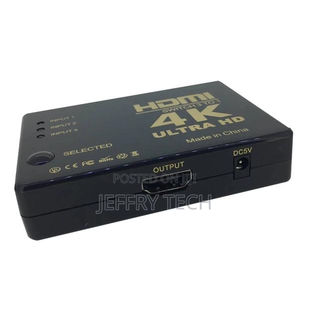 4k HDMI Switch 3x1 4K*2K 3 Input 1 Output Switcher With IR R - thumbnail 2