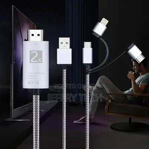 3 in 1 Smart Mobile Phone to HDTV HDMI Mirroring Adapter Ca