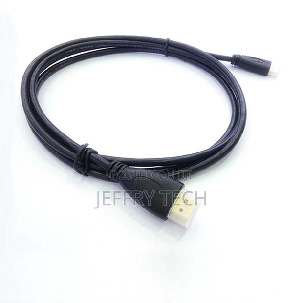 Slim 1080p/3d Micro HDMI to HDMI Cable for Digital Cameras C - thumbnail 2