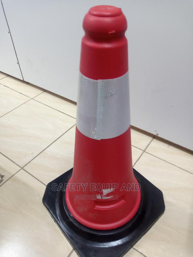Safety Cones( Striped Red and White) - main view