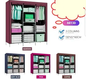 3 Column Portable Wardrobe