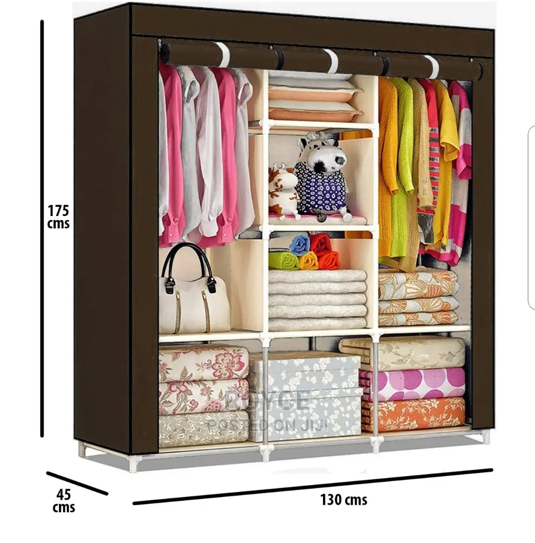3 Column Portable Wardrobe