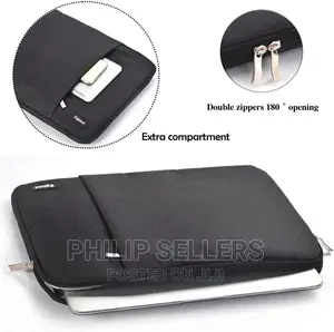 Black Laptop Sleeve Case Cover for School Office Business