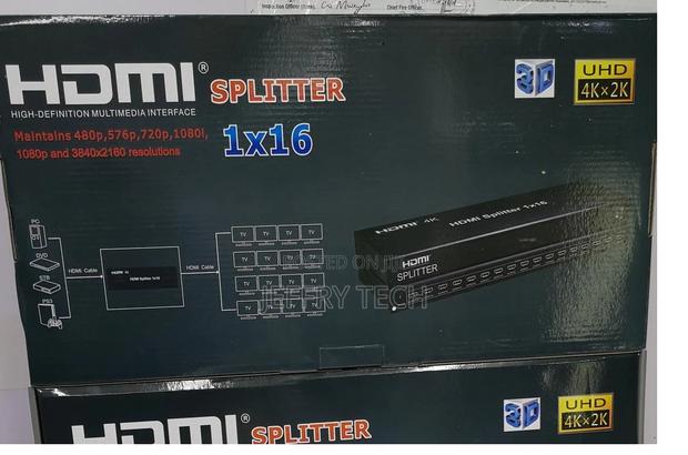 HDMI Splitter 1 in 16 Out 16 Port 1x16 Full HD 1080P HDMI 1.