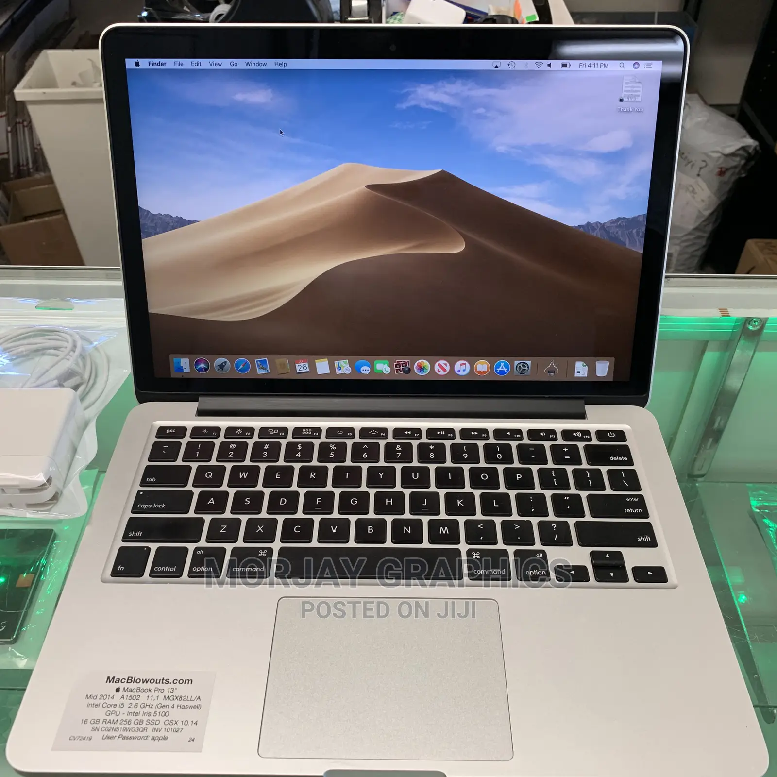 Laptop Apple MacBook Pro 2017 8GB Intel Core I5 SSD 500GB