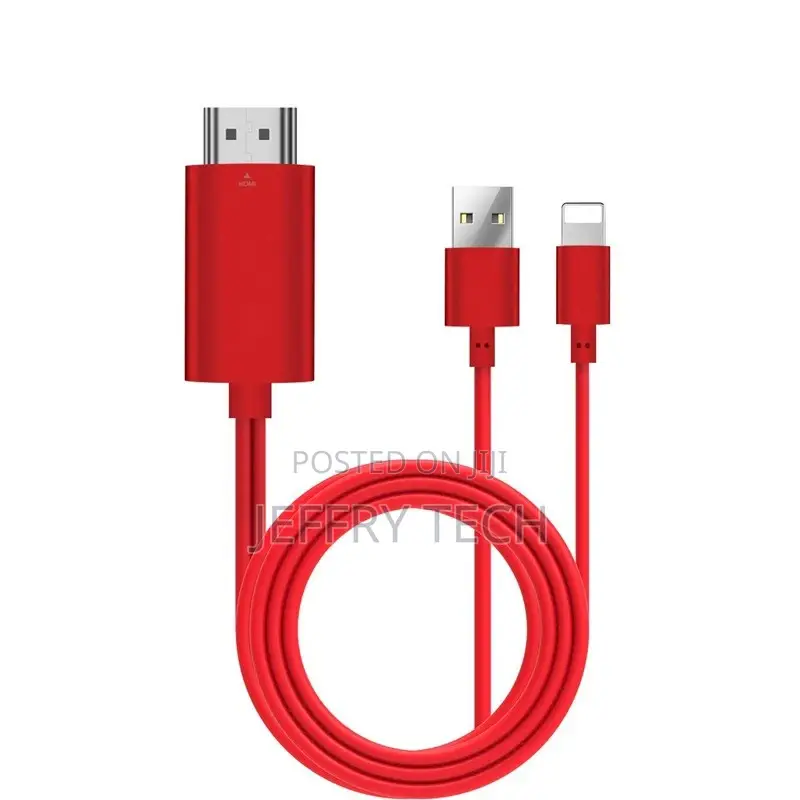 Phone to HDTV Video Cable HDTV Cable to HDMI Cable for Iphon
