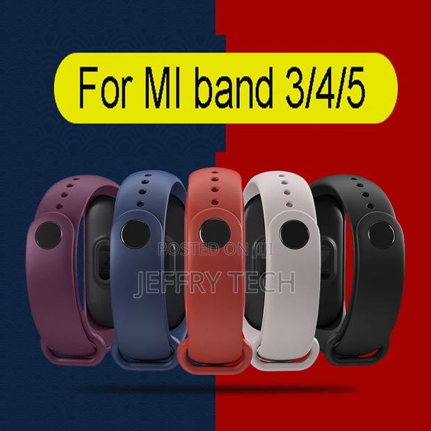 Wrist Silicone Strap For Xiaomi Mi Band 4 Mi3/4/5 Smart Watc - thumbnail 2