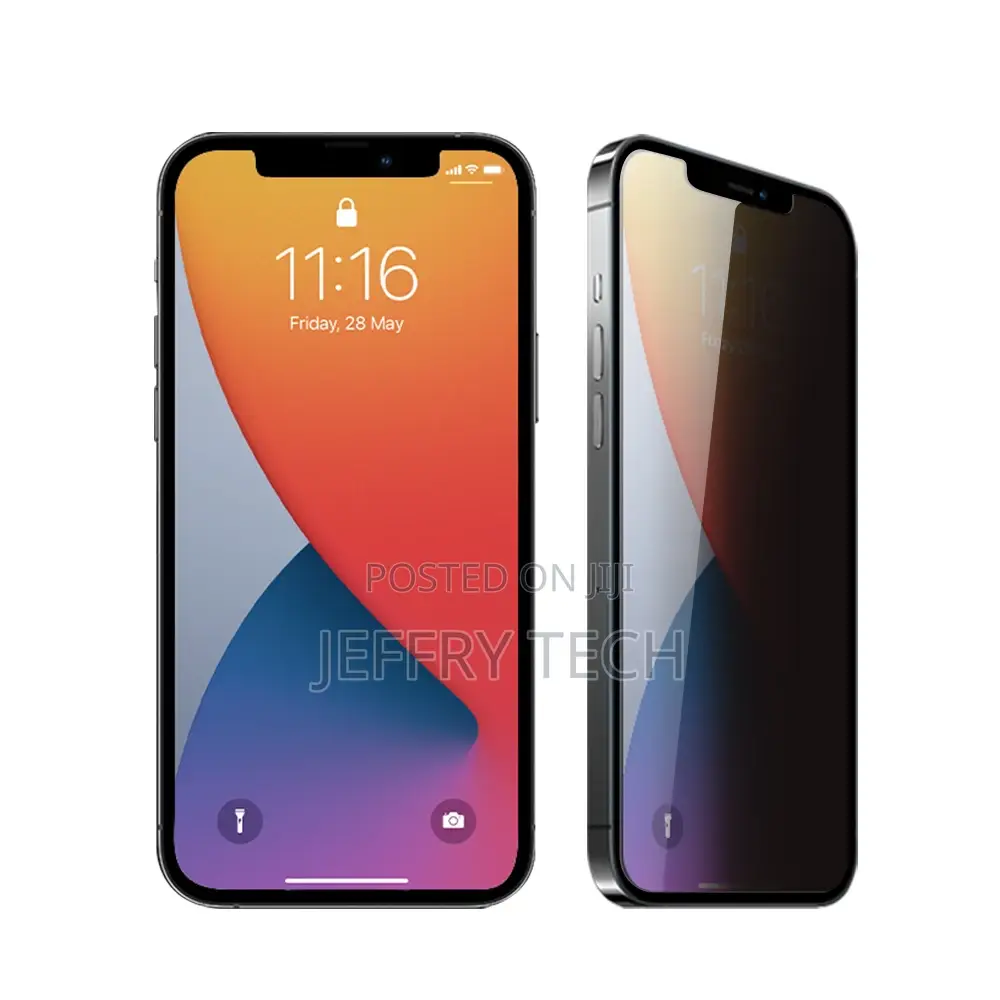 Glass Privacy Screen Protector for iPhone 13 13pro 13 Pro M