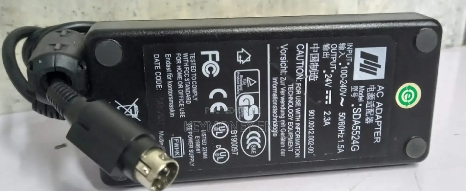 AC Power Adapter for Thermal Receipt Printer