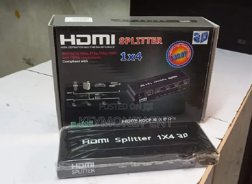 1 IN 4 Out HDMI Splitter Full HD