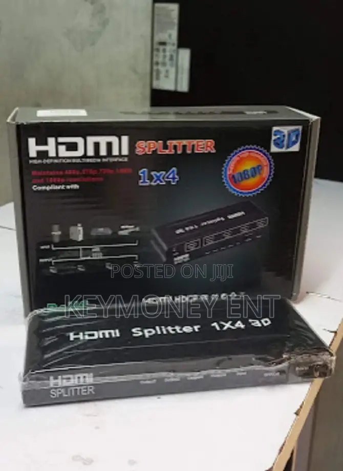 1080P 3D HDMI Splitter 1 *4