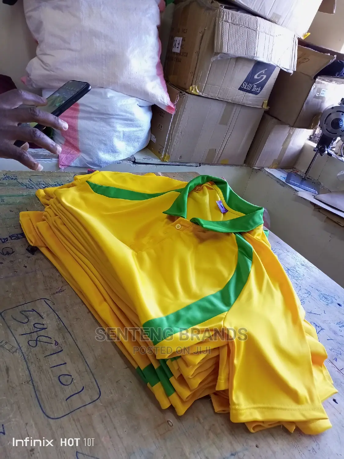 Customised Polo T-Shirts.
