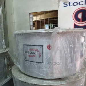 70 Litres Lion Brand Aluminum Sufuria With Lid