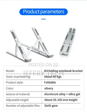 Folding Height Adjustable Aluminum Foldable Portable Adjustm
