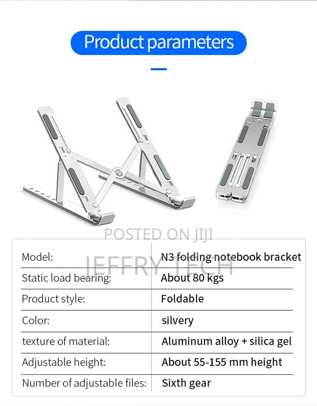 Folding Height Adjustable Aluminum Foldable Portable Adjustm - thumbnail 2