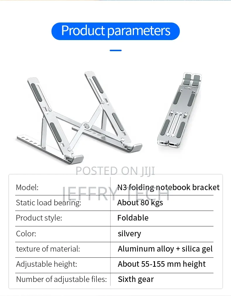 Folding Height Adjustable Aluminum Foldable Portable Adjustm