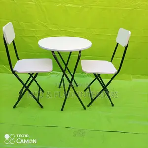 Round Table and Chair (Foldable)