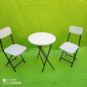 Round Table and Chair (Foldable)