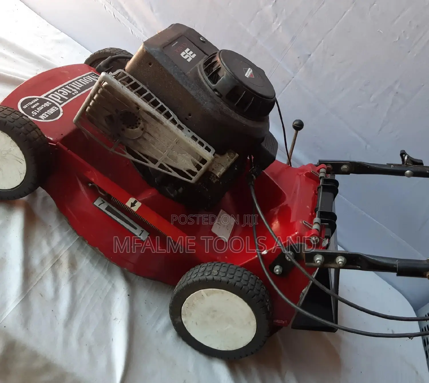 Lawn Mower - Mountfield 150cc Petrol Grass Collector -Ex-Uk