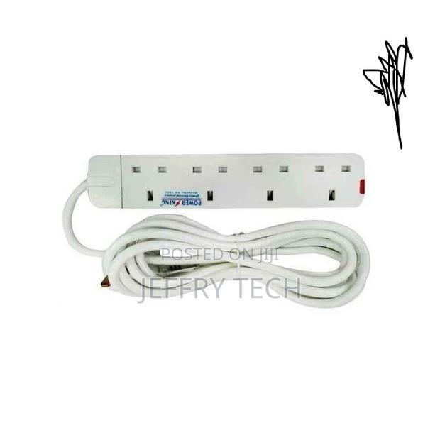 Power King 4 Way Extension Cable - White - main view