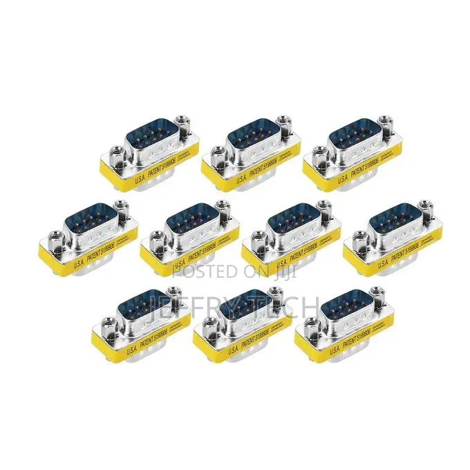 DB9 Mini Gender Changer Adapter Male To Male Plug Adapter Co