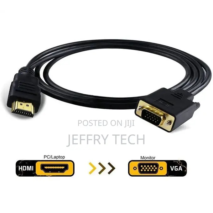Generic VGA Male to HDMI Male 1080P Video Cable HDTV PC Conv