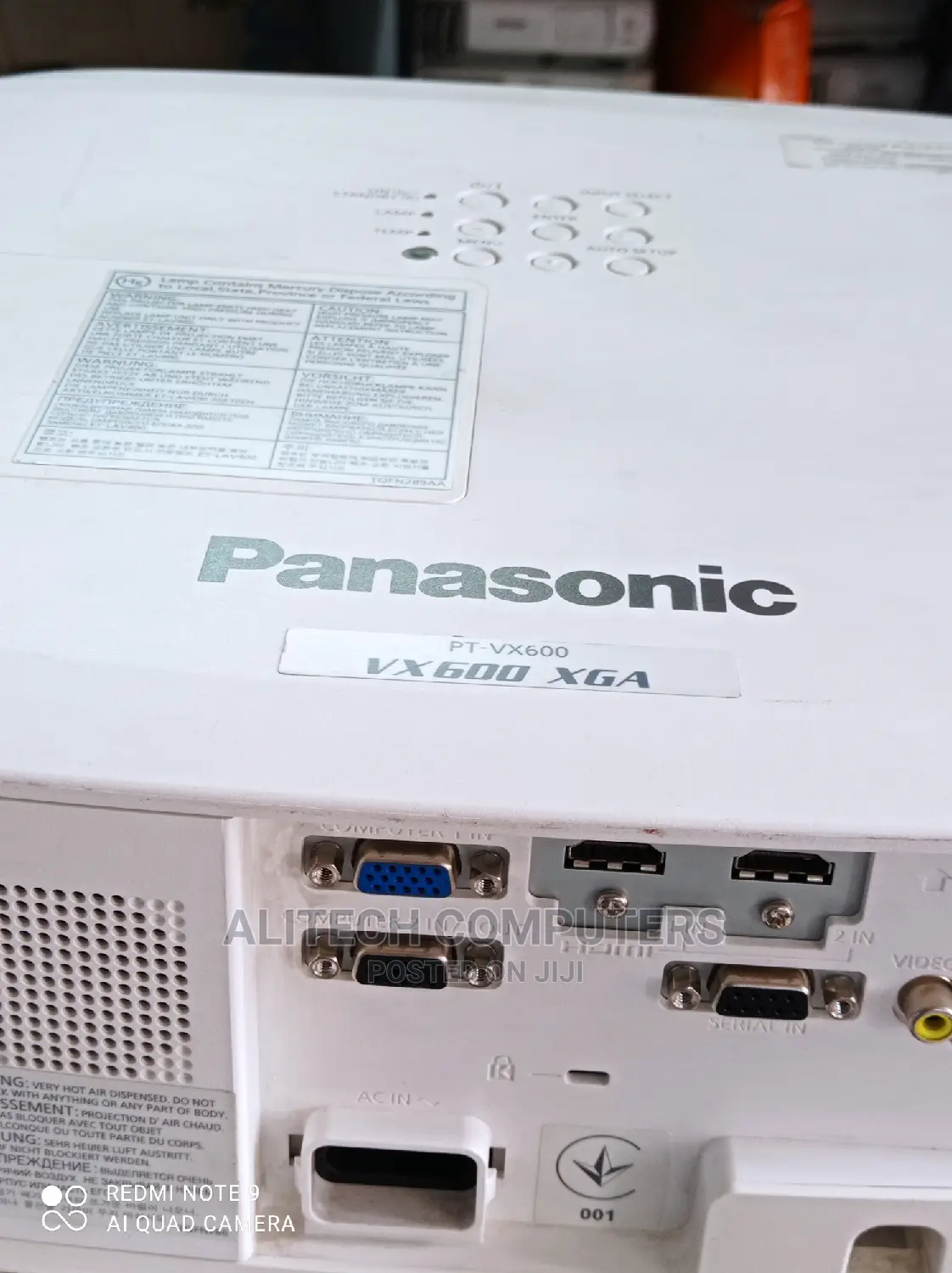 Panasonic Pt-Vx600 Projectors 5500 Lumens