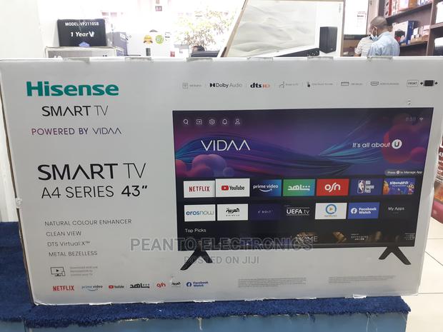Hisense 43 Inch Smart Full HD Frameless TV - main view
