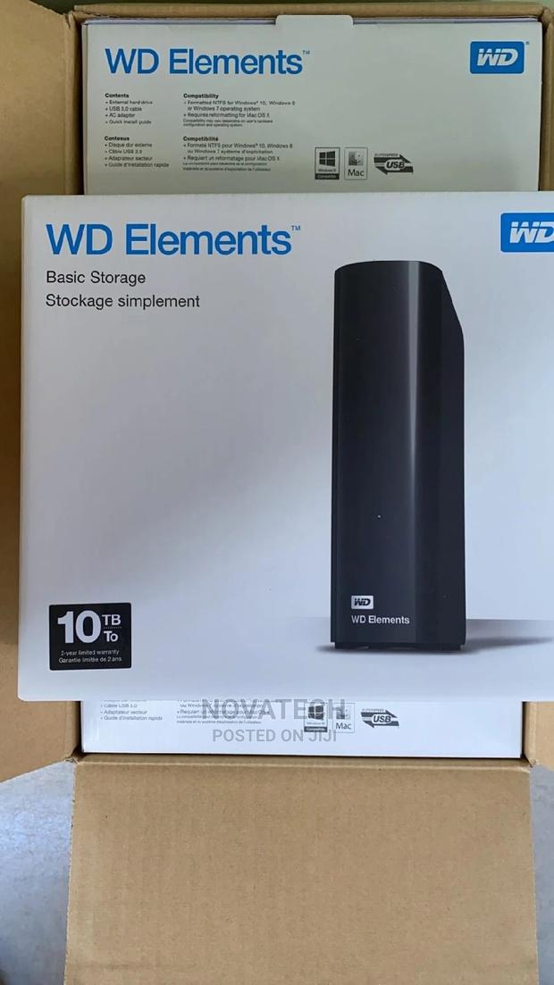 WD 10TB Element Hard Disk - main view