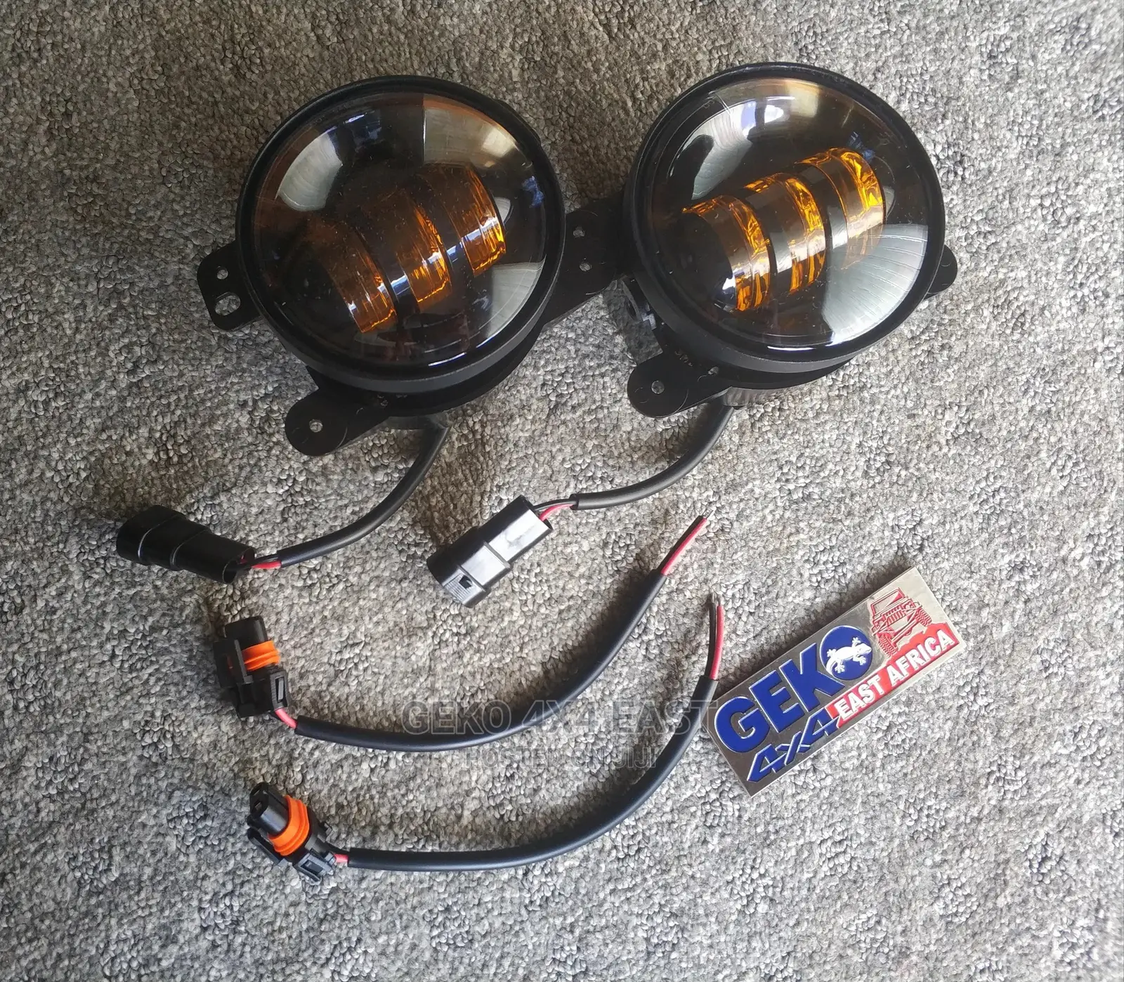 Fog Light,4 Inch, Amber Yellow, LED 30X2