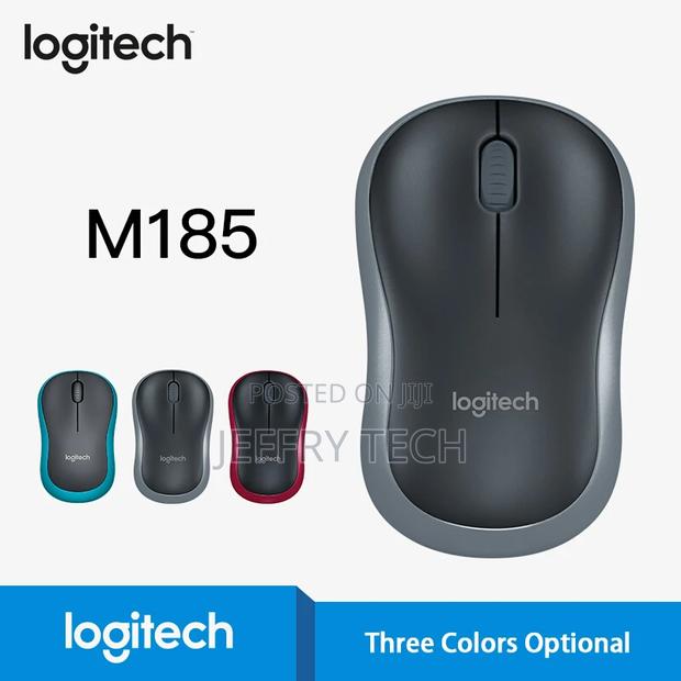 For Logitech M185 2.4ghz Wireless Usb Receiver Mouse 1000 Dp