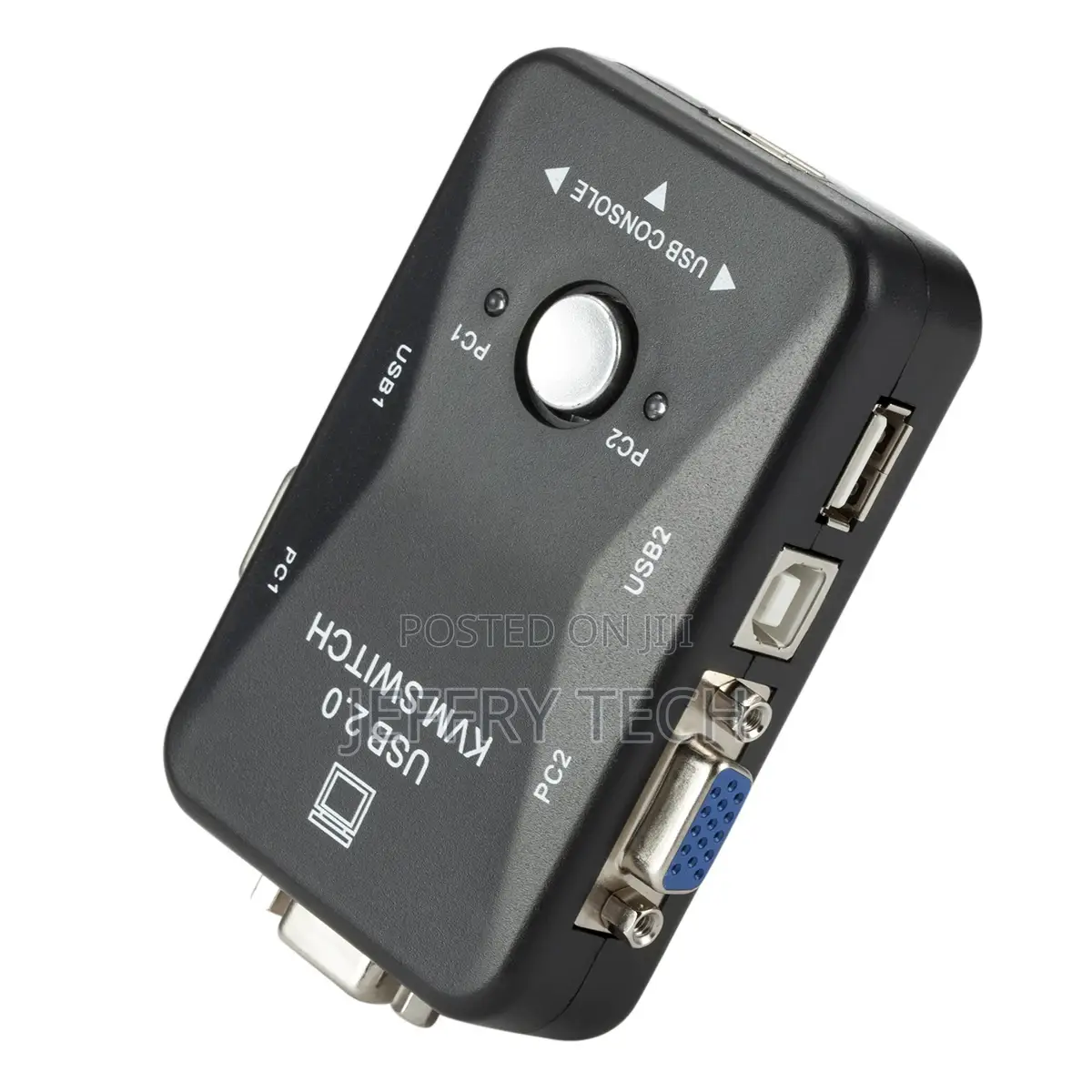 2 Port VGA USB KVM Switch Splitter Auto Controller Keyboard