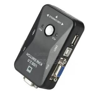 2 Port VGA USB KVM Switch Splitter Auto Controller Keyboard