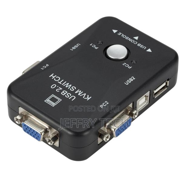 2 Port VGA USB KVM Switch Splitter Auto Controller Keyboard - thumbnail 3