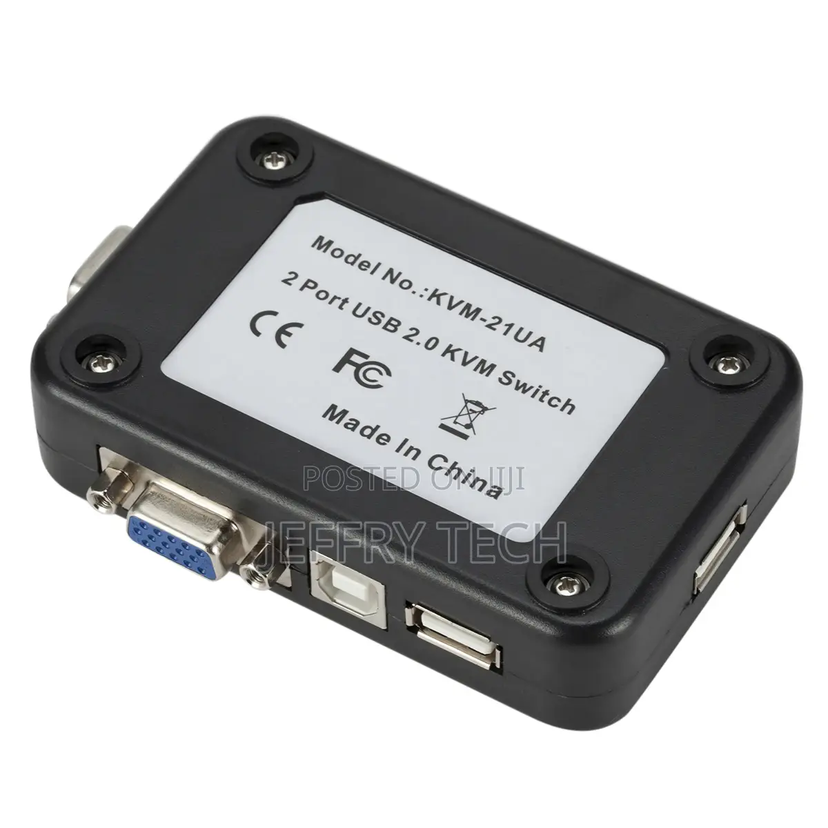 2 Port VGA USB KVM Switch Splitter Auto Controller Keyboard