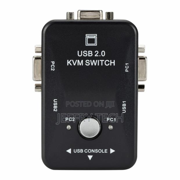 2 Port VGA USB KVM Switch Splitter Auto Controller Keyboard - thumbnail 5