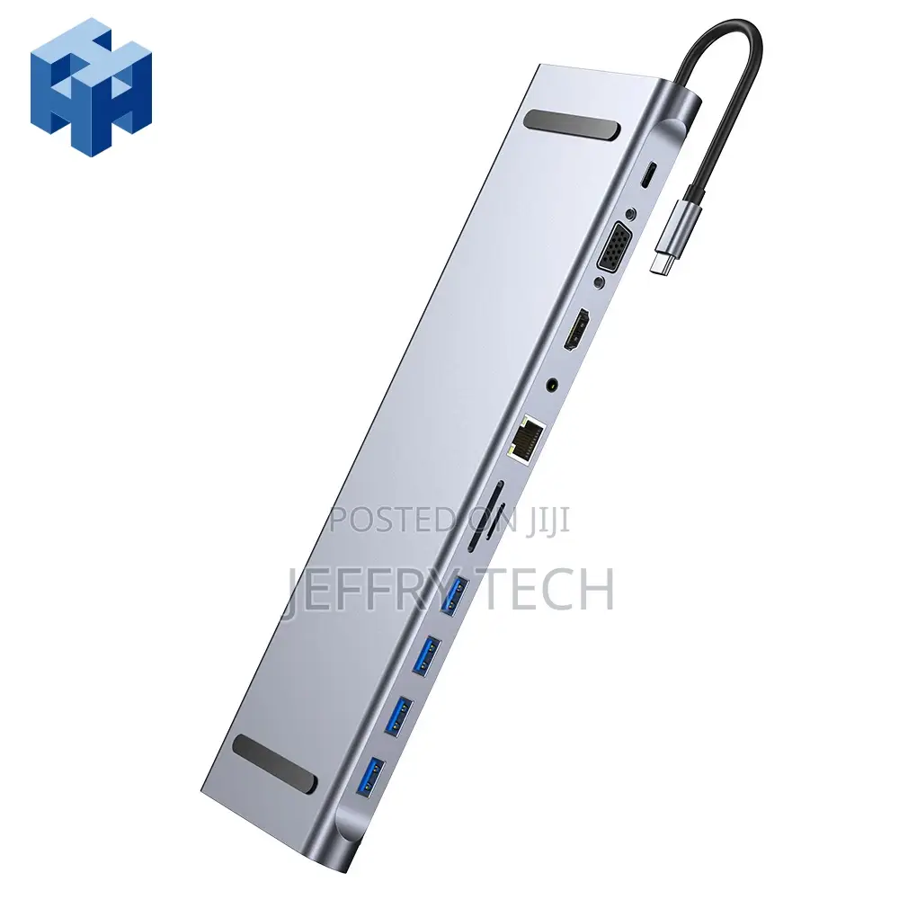 For Macbook Laptop Stand Holder 11 in 1 Ports 4K VGA SD TF C