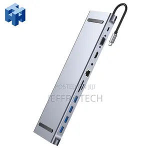 For Macbook Laptop Stand Holder 11 in 1 Ports 4K VGA SD TF C