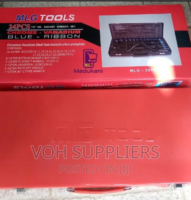 24PCS Half-Inch DR Socket Wrench Set - thumbnail 2