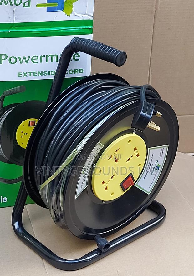 High Power 50meters 2.5 Extension Cable Cord Reel