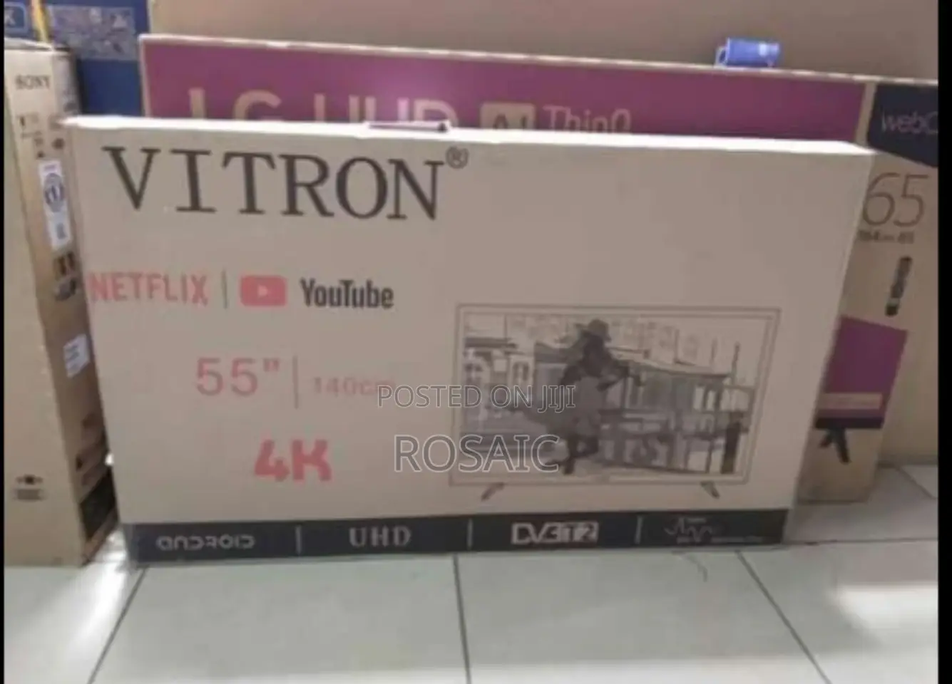 Brand New Vitron 55" 4k UHD Smart Android Tv