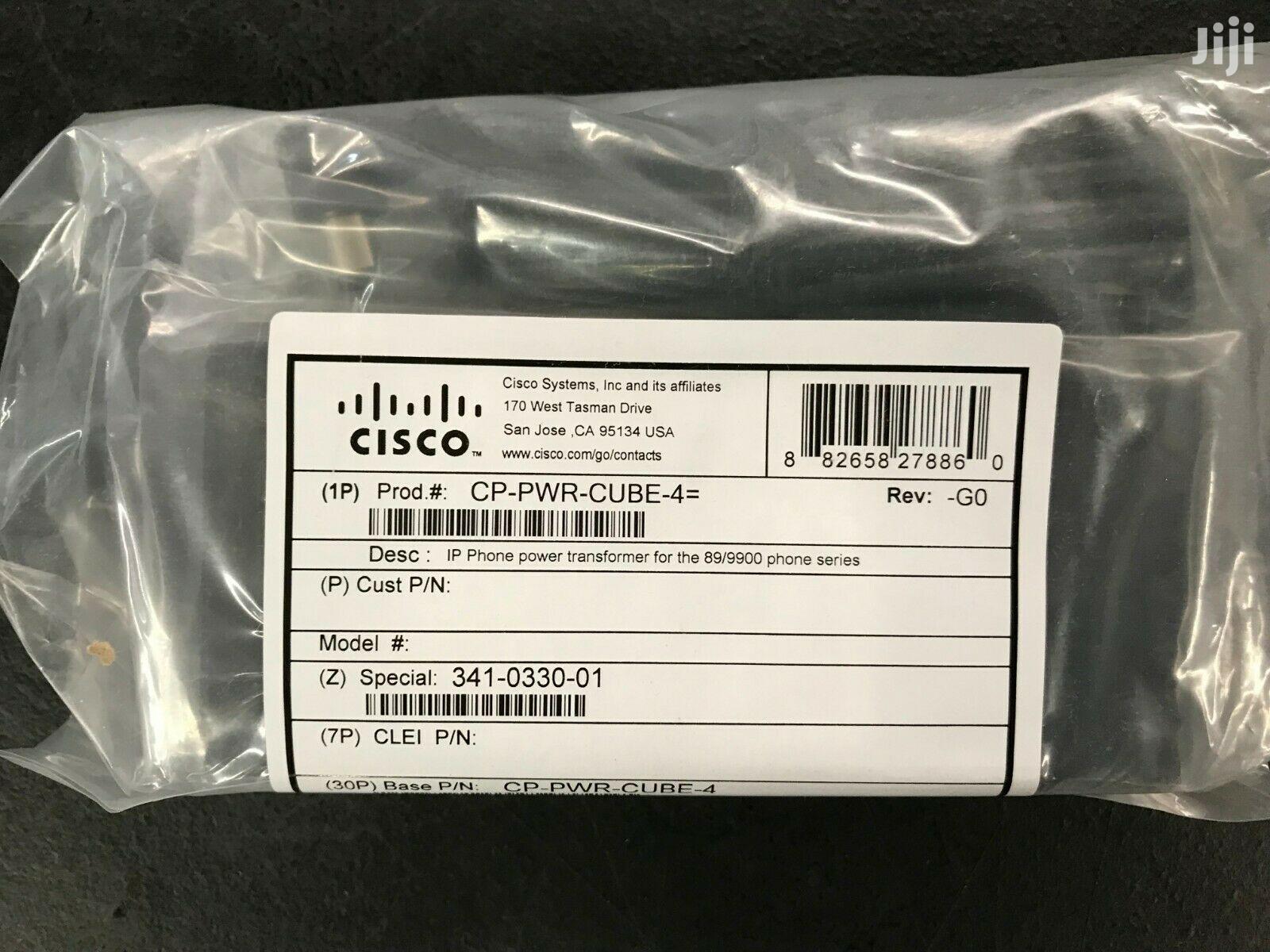 Genuine Cisco 8900 9900 IP Phone Power Adapter CP-PWR-CUBE-4