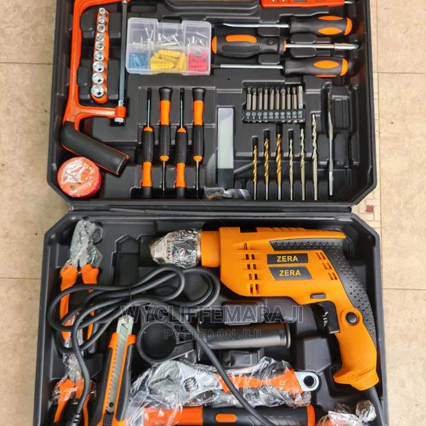 Electric Wired Drill With Tools Set