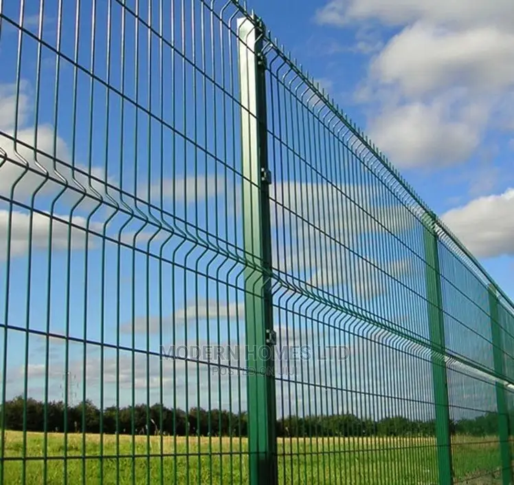 Outdoor Decorative Curved Welded Wire Mesh Fence Panel in Nairobi